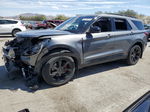 2021 Ford Explorer St Gray vin: 1FM5K8GC0MGA24421