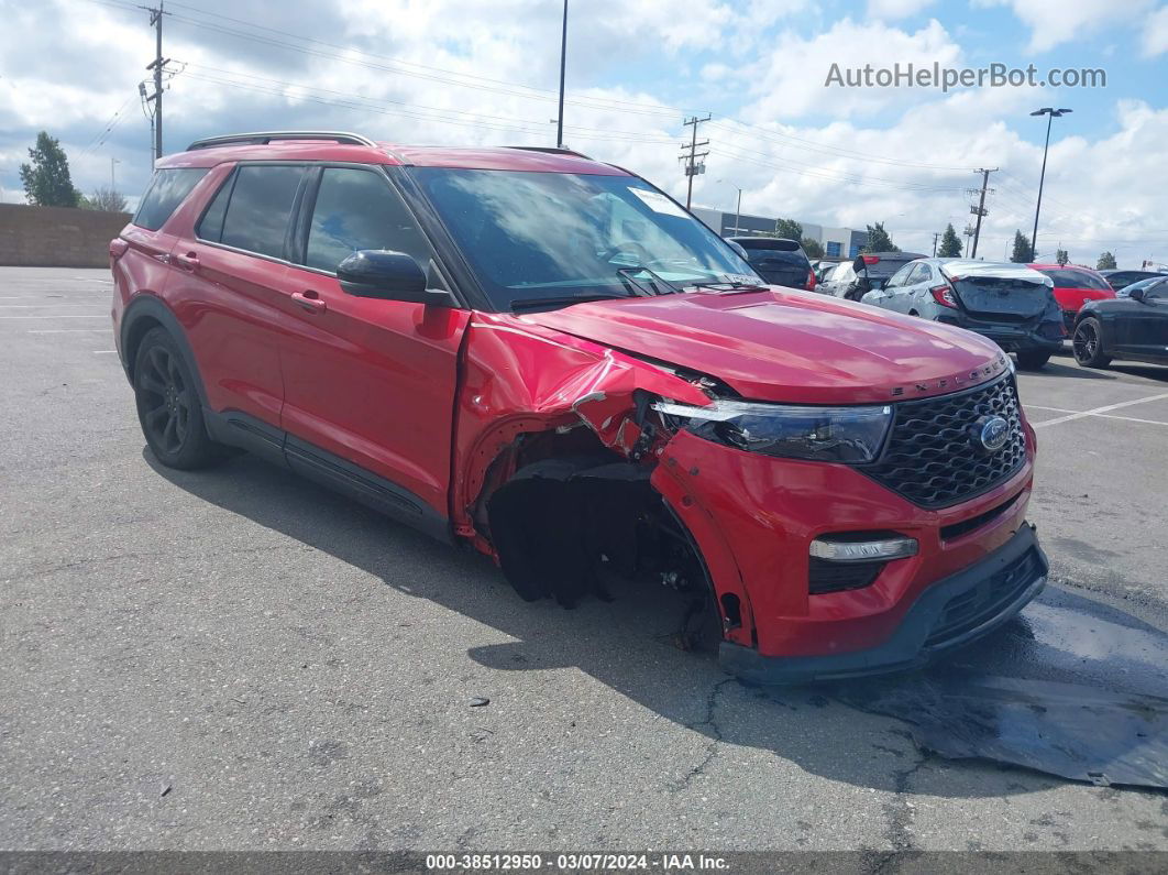 2021 Ford Explorer St Red vin: 1FM5K8GC0MGB17262