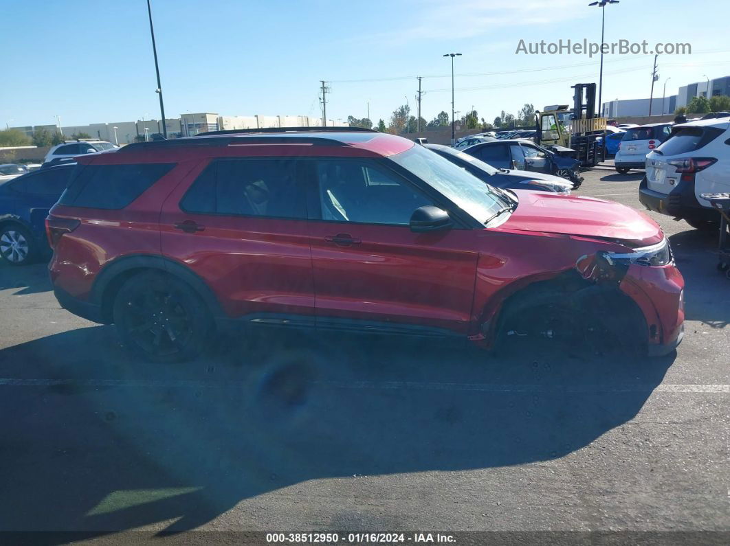 2021 Ford Explorer St Red vin: 1FM5K8GC0MGB17262