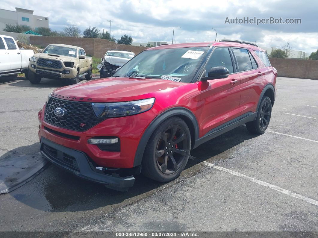 2021 Ford Explorer St Красный vin: 1FM5K8GC0MGB17262