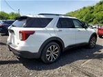 2020 Ford Explorer St White vin: 1FM5K8GC1LGA32915