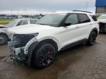 2020 Ford Explorer St White vin: 1FM5K8GC1LGC50319