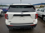 2020 Ford Explorer St White vin: 1FM5K8GC1LGC50319