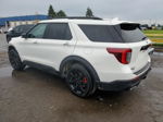 2020 Ford Explorer St White vin: 1FM5K8GC1LGC50319