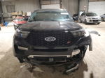 2021 Ford Explorer St Black vin: 1FM5K8GC1MGA45438