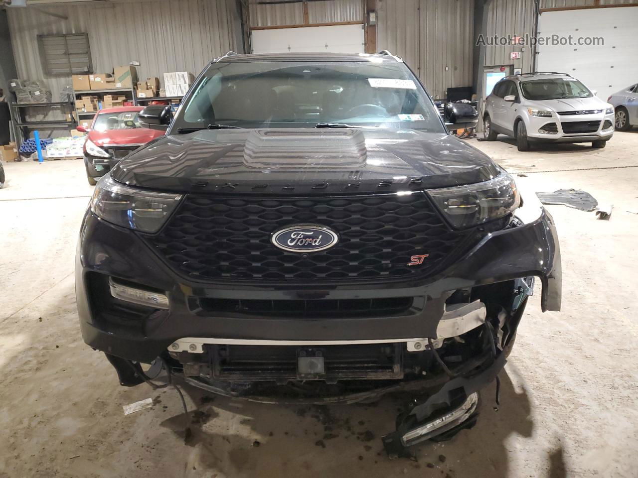 2021 Ford Explorer St Black vin: 1FM5K8GC1MGA45438