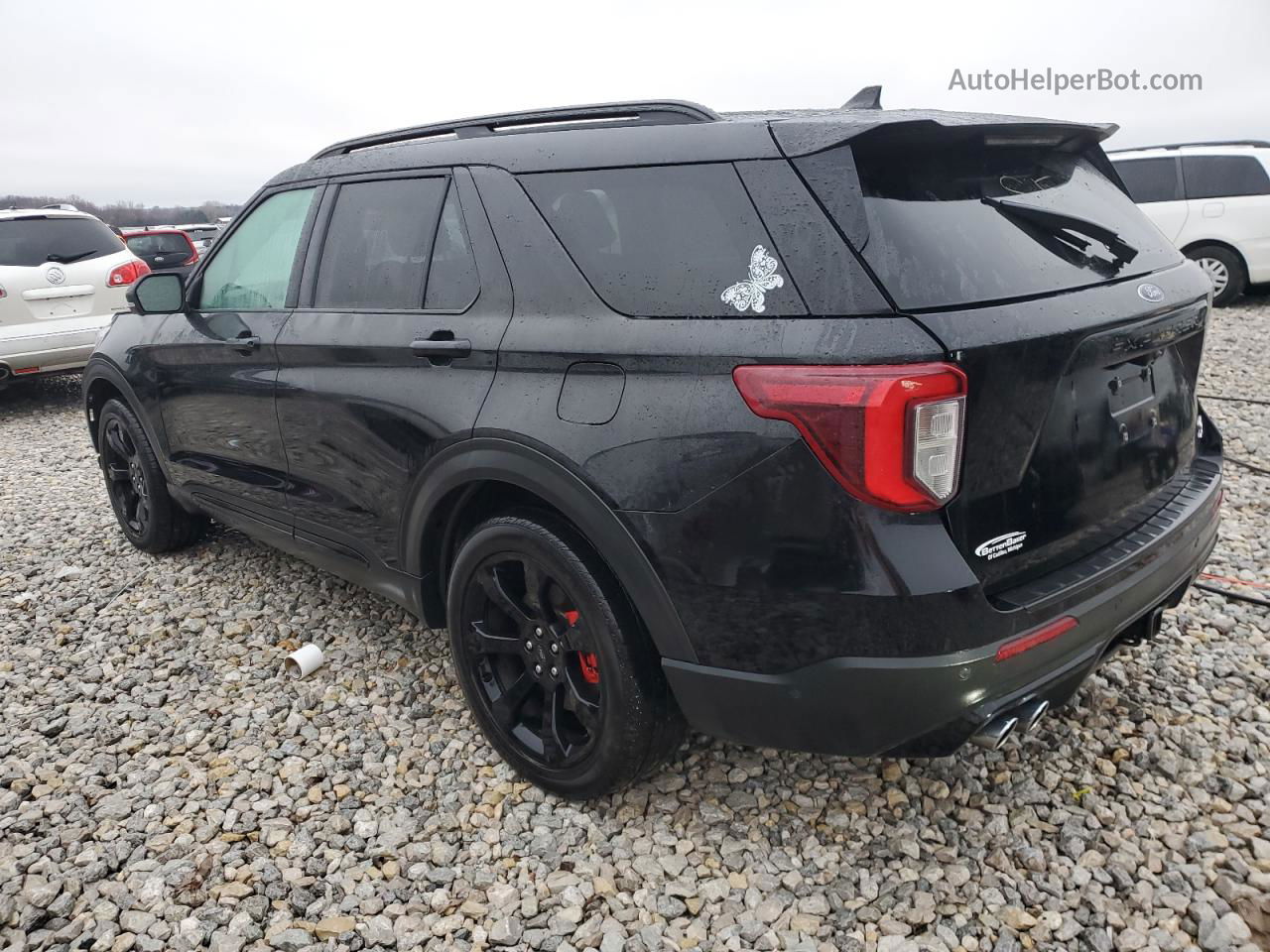 2021 Ford Explorer St Black vin: 1FM5K8GC1MGA69576