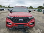 2020 Ford Explorer St Red vin: 1FM5K8GC3LGA23391