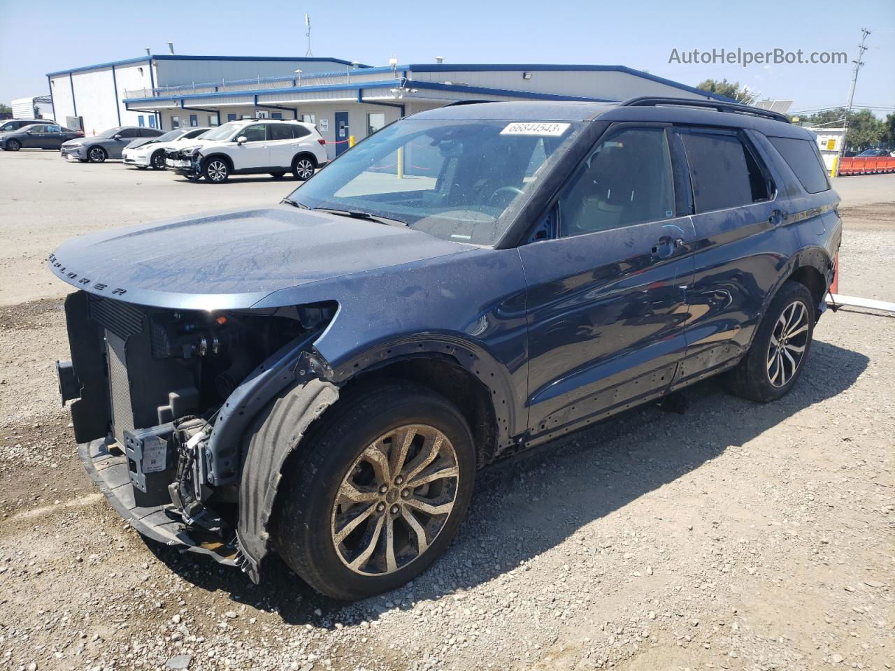 2020 Ford Explorer St Blue vin: 1FM5K8GC3LGA70694