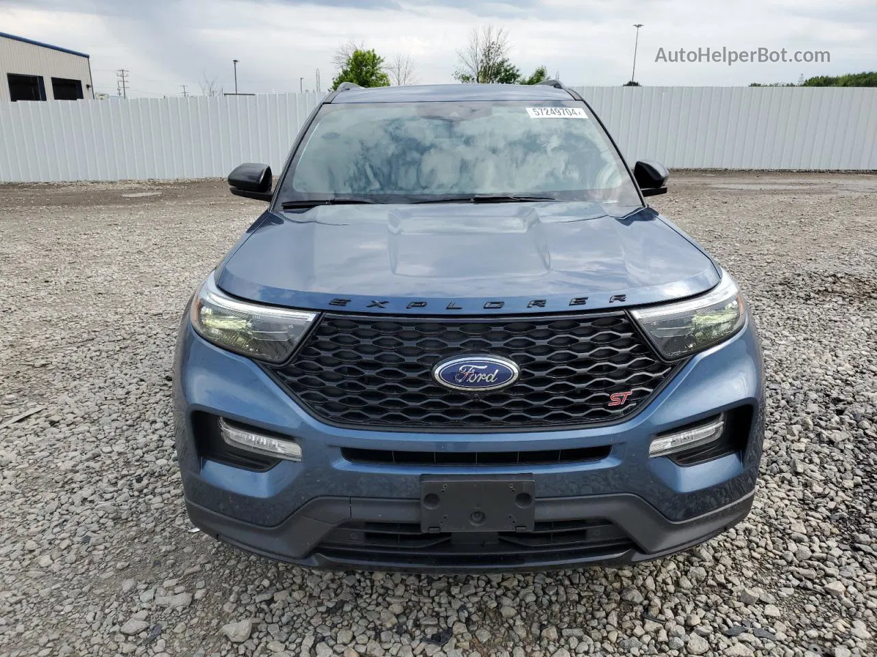 2020 Ford Explorer St Blue vin: 1FM5K8GC3LGB19652