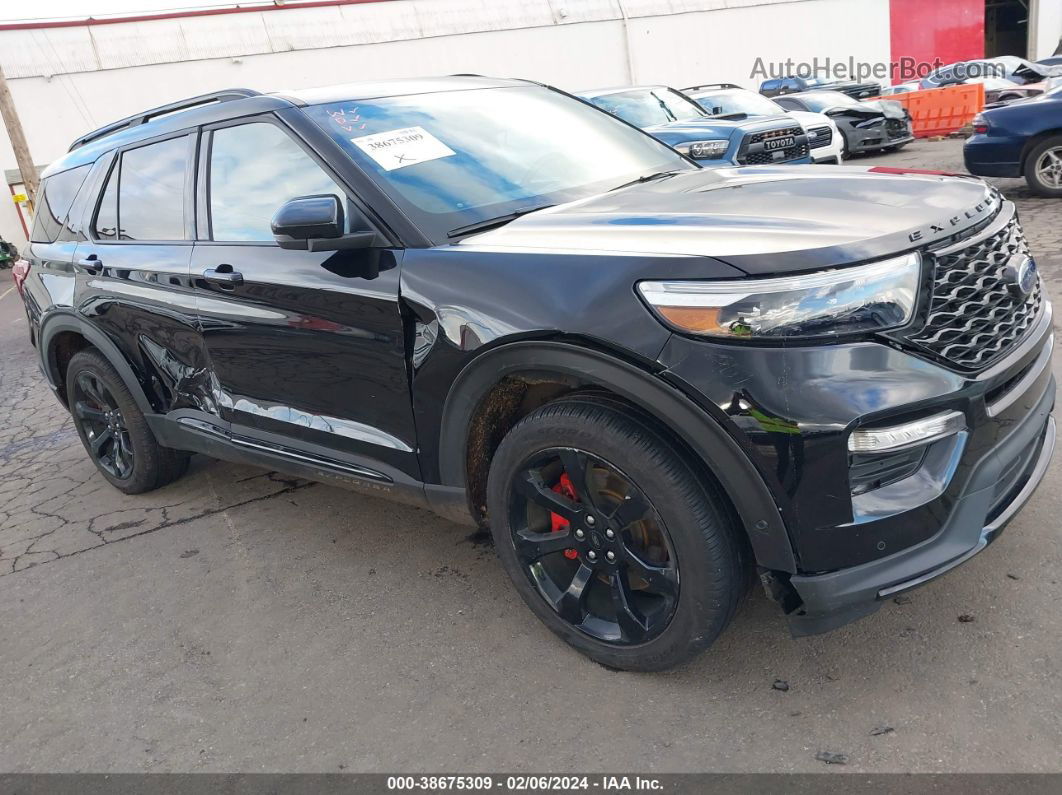 2020 Ford Explorer St Black vin: 1FM5K8GC3LGC10131