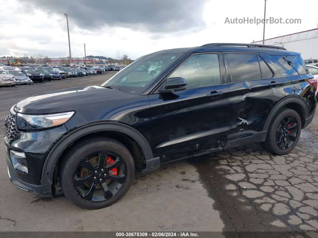 2020 Ford Explorer St Black vin: 1FM5K8GC3LGC10131