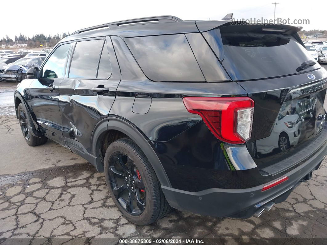 2020 Ford Explorer St Black vin: 1FM5K8GC3LGC10131