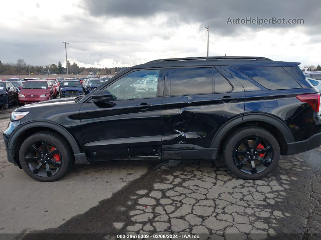 2020 Ford Explorer St Black vin: 1FM5K8GC3LGC10131