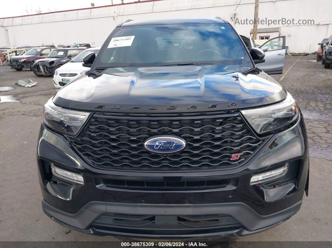 2020 Ford Explorer St Black vin: 1FM5K8GC3LGC10131