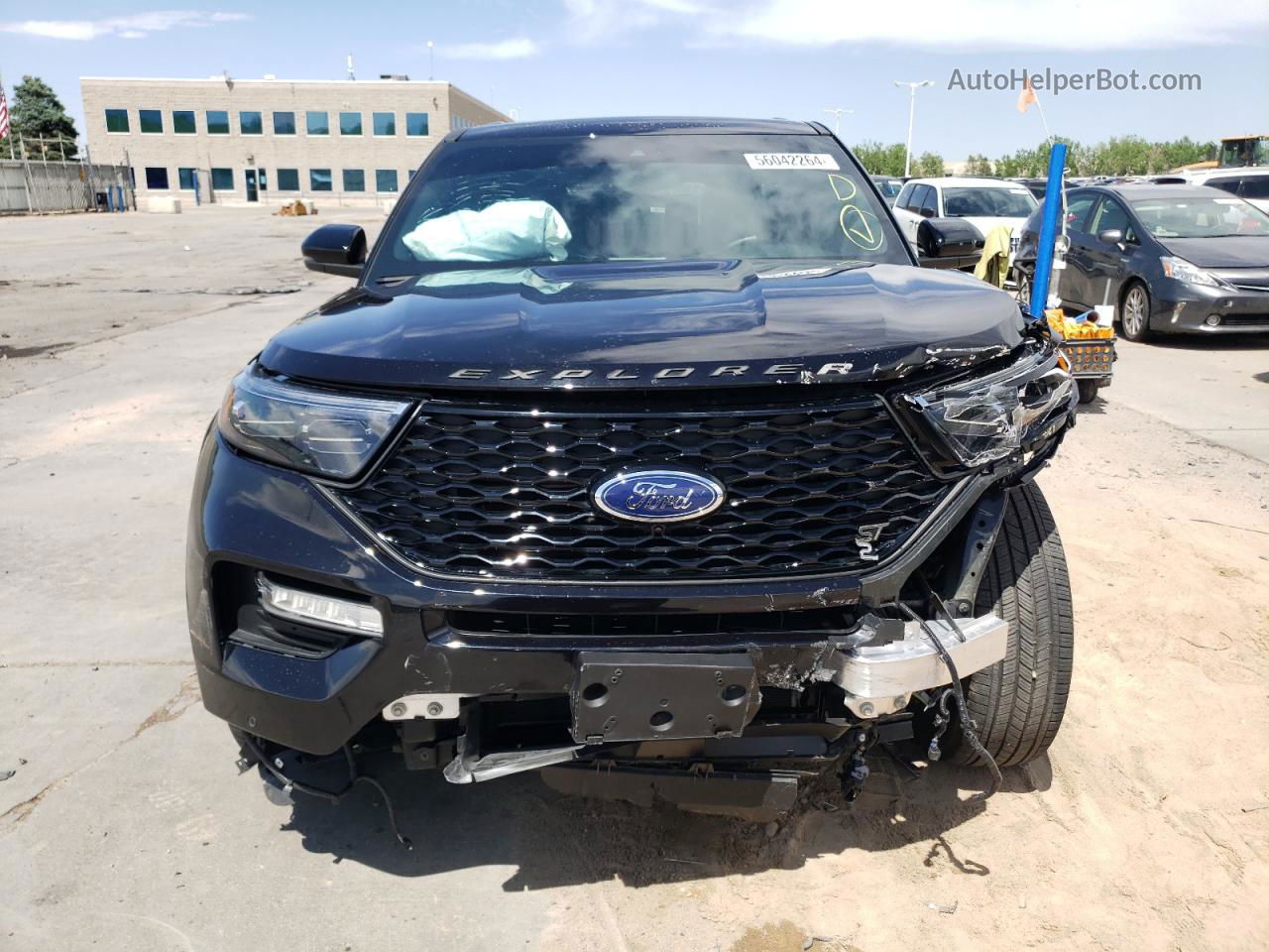 2021 Ford Explorer St Black vin: 1FM5K8GC3MGA28253