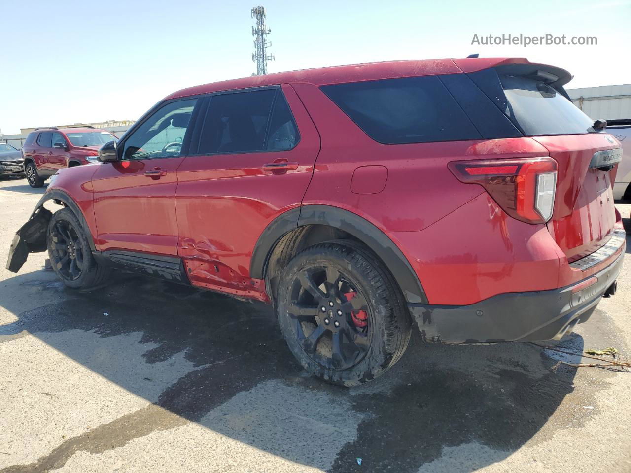 2021 Ford Explorer St Red vin: 1FM5K8GC3MGB71574