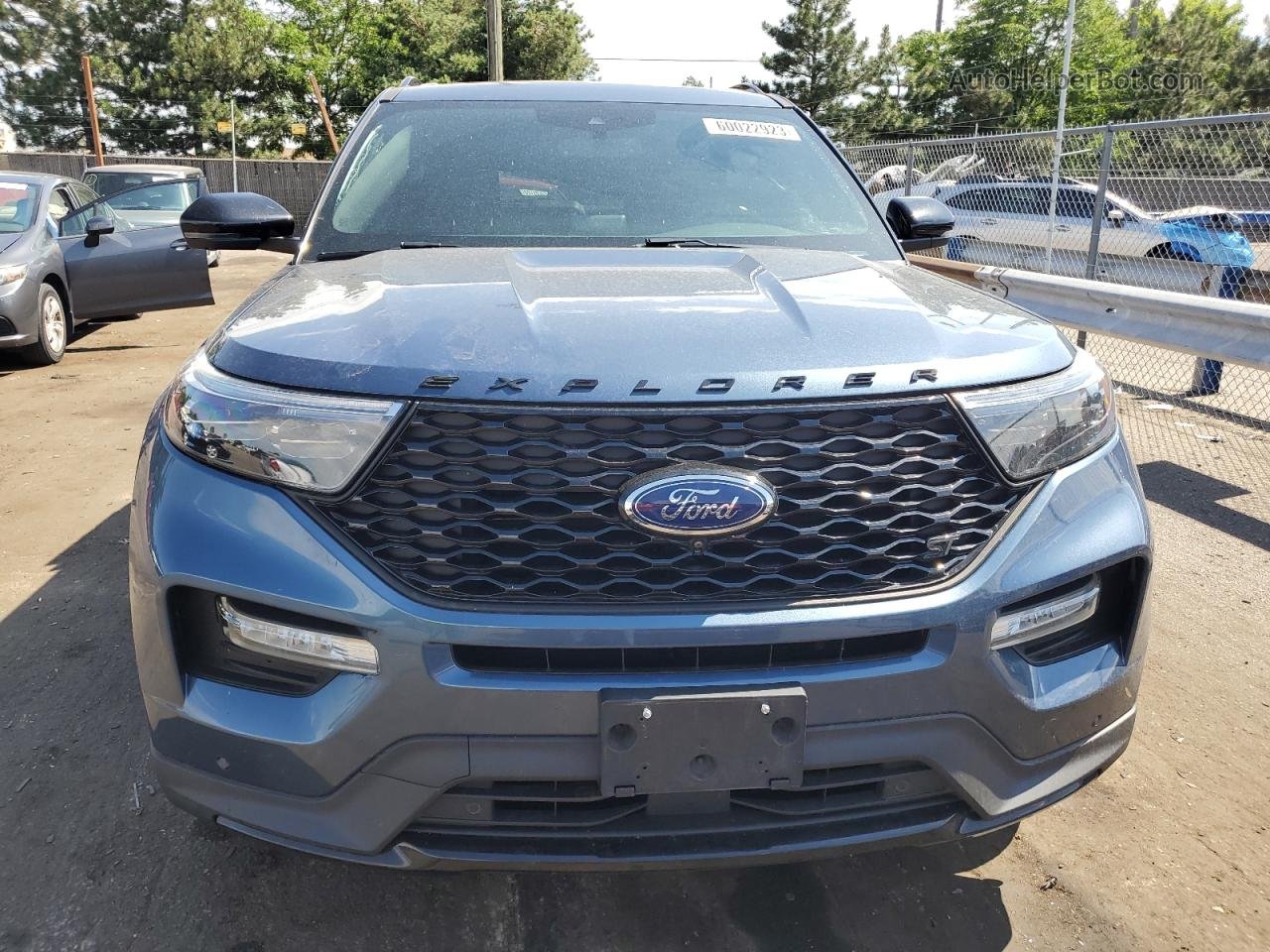 2020 Ford Explorer St Синий vin: 1FM5K8GC4LGA35369