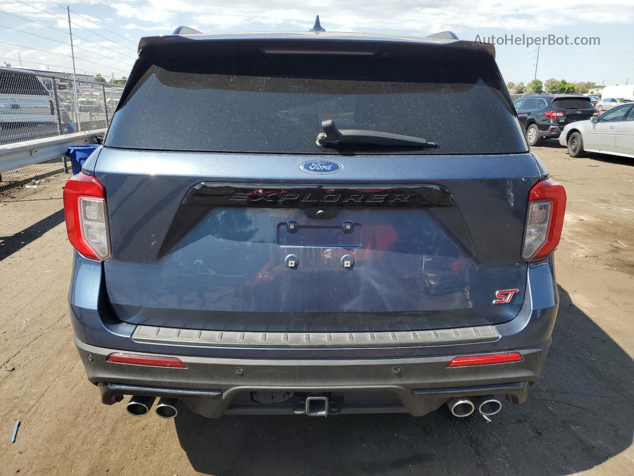 2020 Ford Explorer St Blue vin: 1FM5K8GC4LGA35369