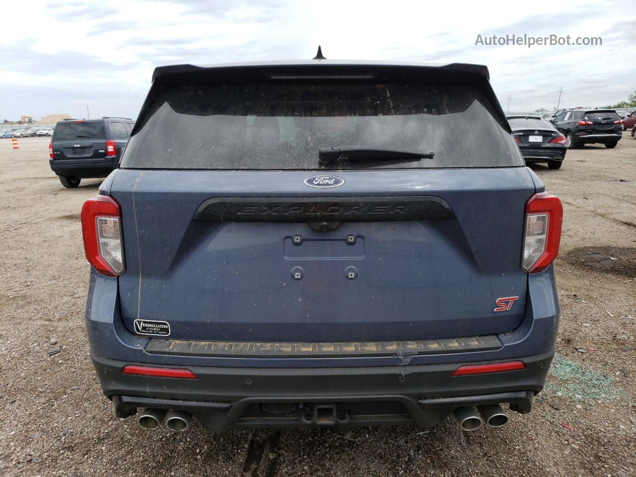 2021 Ford Explorer St Blue vin: 1FM5K8GC4MGA62587