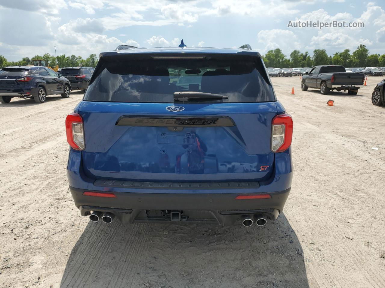 2020 Ford Explorer St Blue vin: 1FM5K8GC5LGB92831