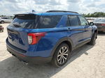 2020 Ford Explorer St Синий vin: 1FM5K8GC5LGB92831