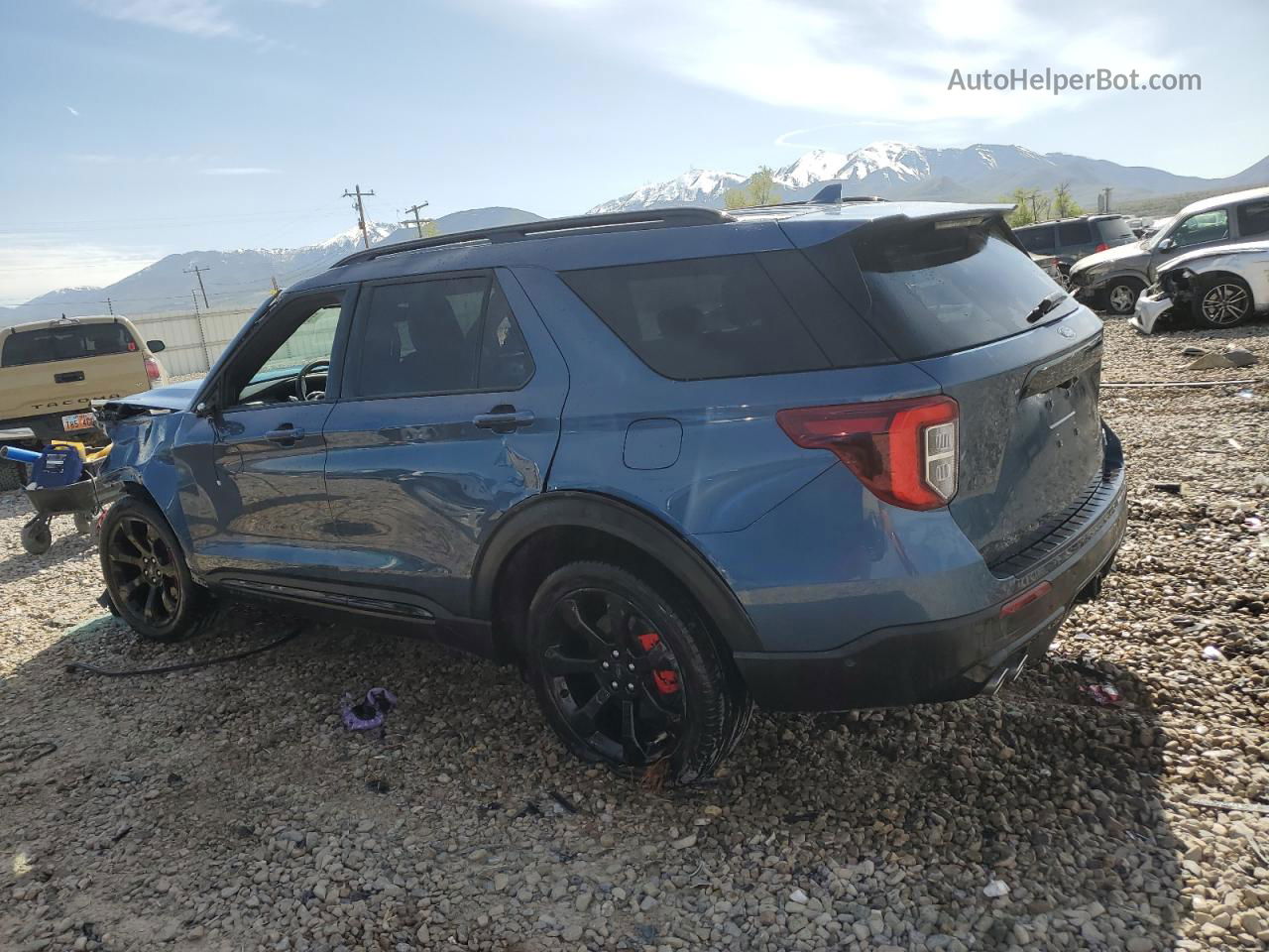 2020 Ford Explorer St Blue vin: 1FM5K8GC5LGC46807