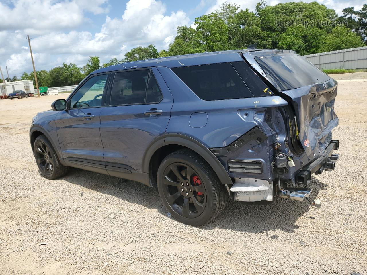 2021 Ford Explorer St Blue vin: 1FM5K8GC5MGA99745