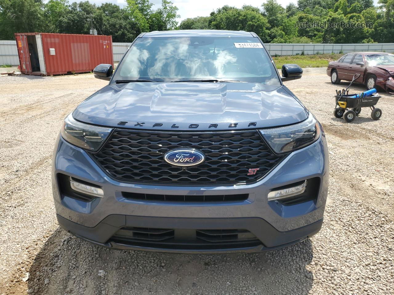 2021 Ford Explorer St Blue vin: 1FM5K8GC5MGA99745