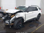 2021 Ford Explorer St White vin: 1FM5K8GC5MGC22704