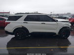 2021 Ford Explorer St White vin: 1FM5K8GC5MGC22704