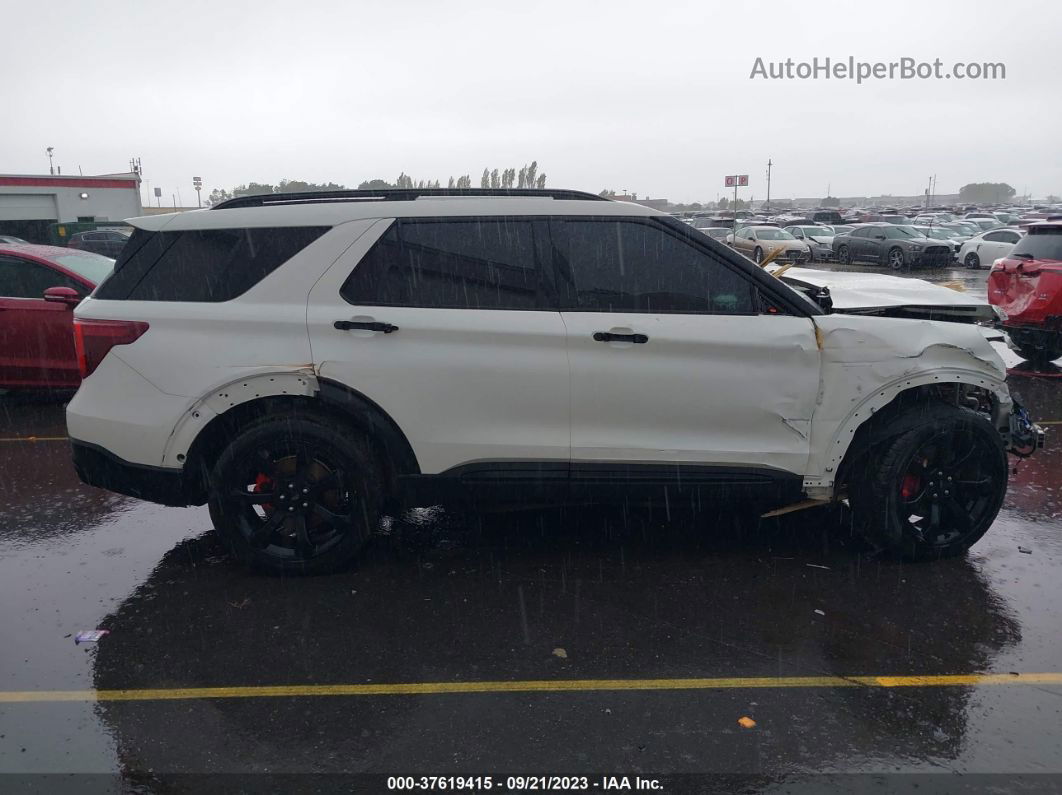 2021 Ford Explorer St White vin: 1FM5K8GC5MGC22704