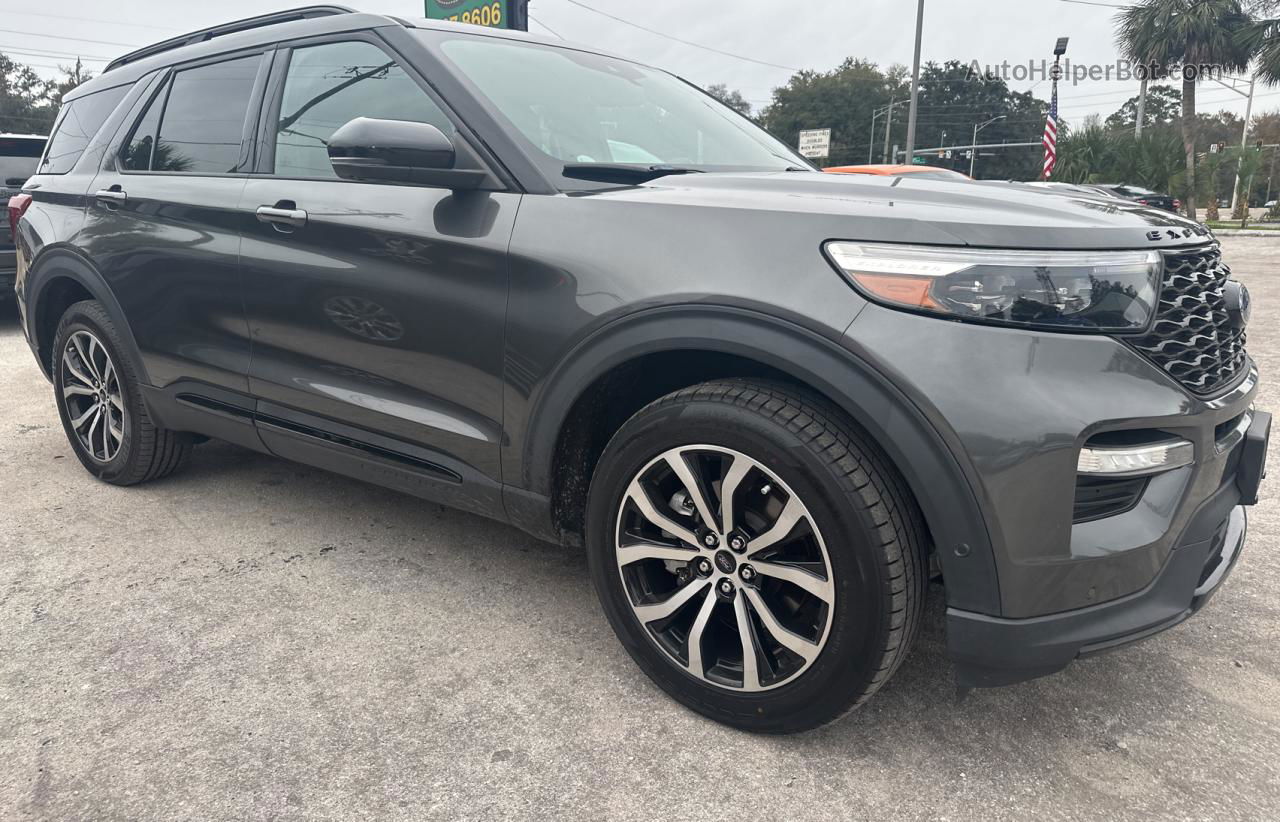 2020 Ford Explorer St Серый vin: 1FM5K8GC6LGA10926