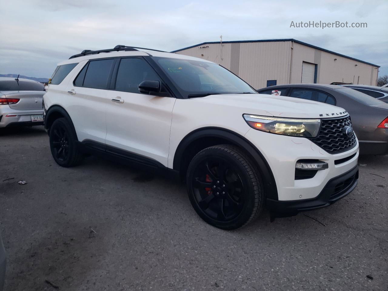 2020 Ford Explorer St Белый vin: 1FM5K8GC6LGA92902