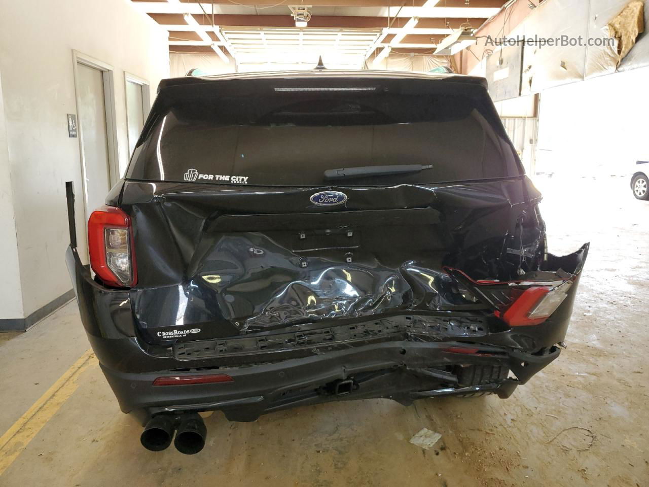 2020 Ford Explorer St Black vin: 1FM5K8GC6LGC86829