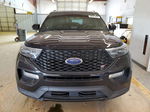 2020 Ford Explorer St Black vin: 1FM5K8GC6LGC86829