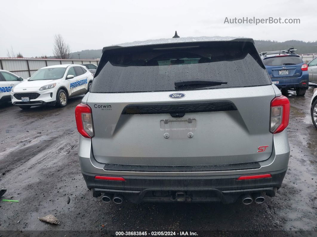 2021 Ford Explorer St Серебряный vin: 1FM5K8GC6MGA47735