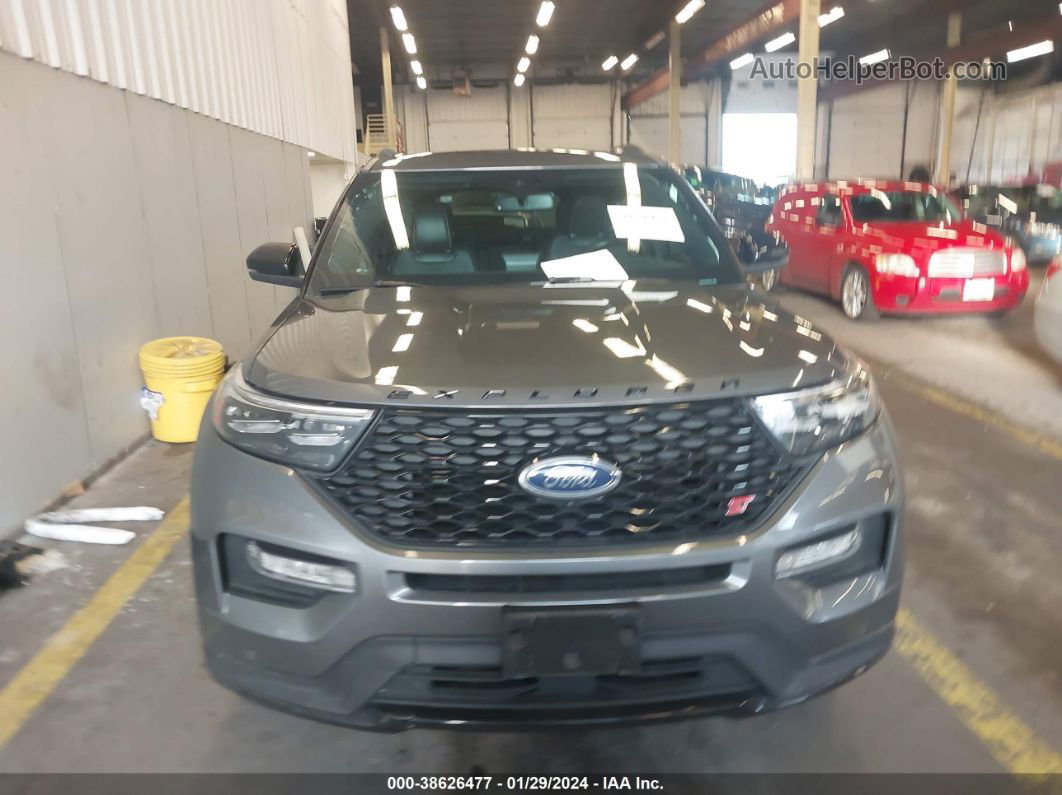 2021 Ford Explorer St Gray vin: 1FM5K8GC6MGB60830