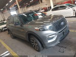 2021 Ford Explorer St Gray vin: 1FM5K8GC6MGB60830