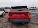 2020 Ford Explorer St Red vin: 1FM5K8GC7LGA37102