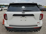 2020 Ford Explorer St White vin: 1FM5K8GC7LGB51634