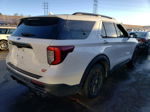 2020 Ford Explorer St White vin: 1FM5K8GC7LGB74296