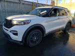 2020 Ford Explorer St White vin: 1FM5K8GC7LGB74296