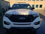 2020 Ford Explorer St White vin: 1FM5K8GC7LGB74296