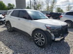 2020 Ford Explorer St White vin: 1FM5K8GC8LGA13603