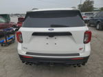 2020 Ford Explorer St White vin: 1FM5K8GC8LGA28747