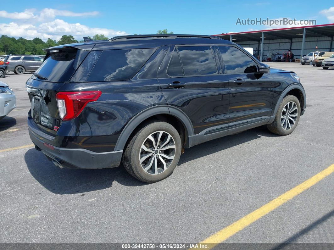 2020 Ford Explorer St Black vin: 1FM5K8GC8LGA76006