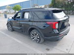 2020 Ford Explorer St Black vin: 1FM5K8GC8LGA82419