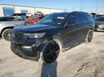 2020 Ford Explorer St Black vin: 1FM5K8GC8LGD15232