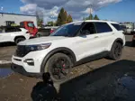 2021 Ford Explorer St White vin: 1FM5K8GC8MGA24666